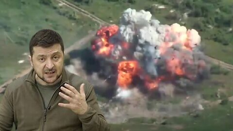 Massive Blast Captured: Ukrainian Forces Demolish Russian Howitzers in Soledar