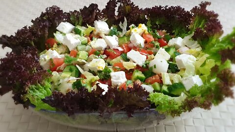 How to Make A Greek Salad / Greek Salad Recipe / Healthy Salad recipe / Ramadan Recipes