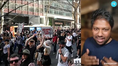 Melbourne protest (21.08.21) recap from independent media