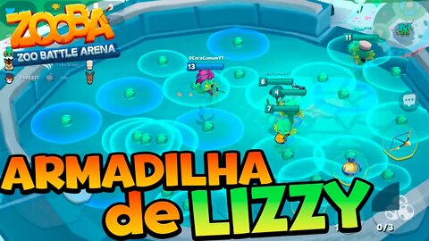 DESAFIO IMPOSSIVEL | ARMADILHA DE OVOS LIZZY! ZOOBA: Jogo de Batalha Animal