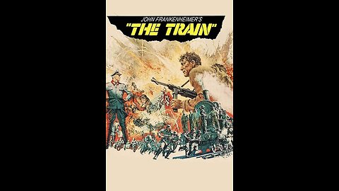 The Train colorized 1964 (Burt Lancaster, Paul Scofield and Jeanne Moreau)