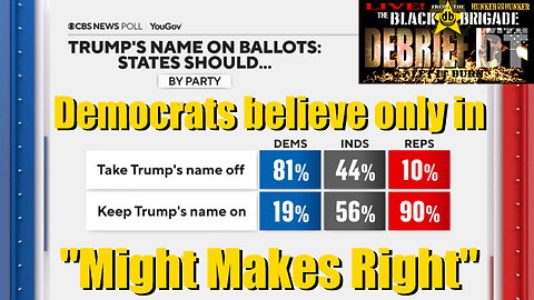 F*ck 81% of Democrats and 44% of Independents
