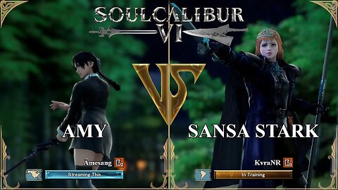 SoulCalibur VI — Amesang (Amy) VS KvraNR (Sansa Stark) | Xbox Series X Ranked