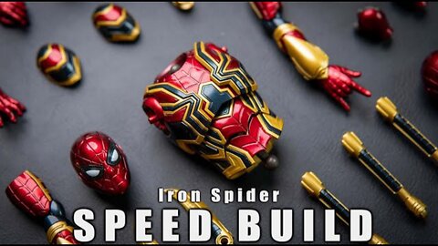 Iron spiderman model kit | speed build | iron spider