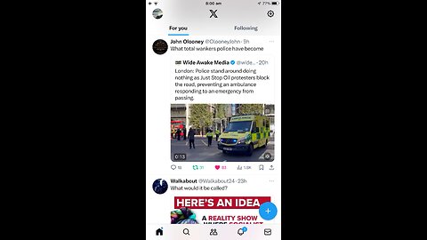 John Olooney : ambulance in London stopped by protesters of Stop Oil, 2. Dr Cartland,3.Rishi Sunak