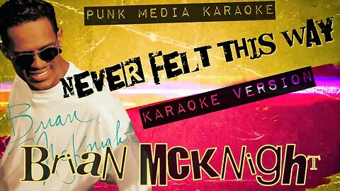 Brian McKnight - Never Felt This Way (Karaoke Version) Instrumental - PMK