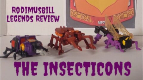 Transformers INSECTICONS - CW BOMBSHELL, CW CHOP SHOP, TR KICKBACK - Rodimusbill Review