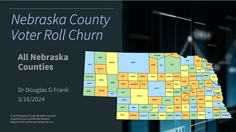 Nebraska County Voter Roll Churn and Voter Removal