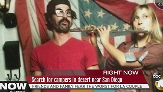 Search for campers in desert near San Diego