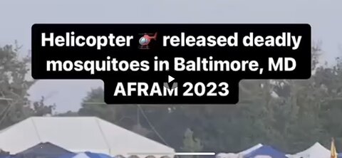 Biological Warfare Insect Release at AFRAM 2023 Baltimore, MD