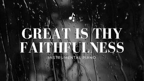 Great Is Thy Faithfulness hymn jazzy piano