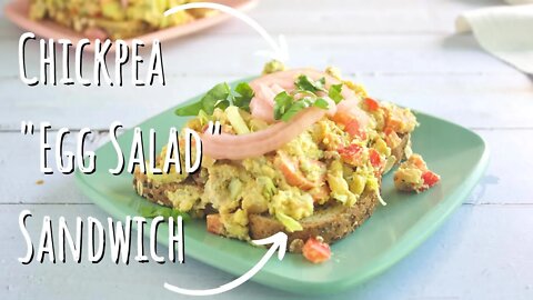 How To Make a Chickpea "Egg Salad" Sandwich [vegan]