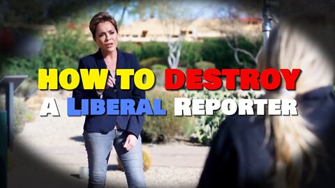 How To Destroy a Liberal Reporter!