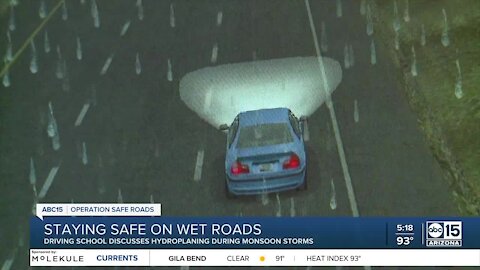 How to steer clear of hydroplaning during a monsoon storm