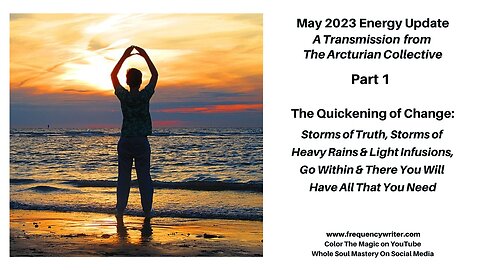 May 2023 Energy Update: The Quickening of Change, Storms of Truth & Transparency, Go Within & Rise!