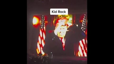 President Trump makes video appearance at Kid Rock concert: "Let's make America ROCK Again!"