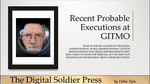 Recent Probable Executions at GITMO, GUAM, Diego Garcia and Tierra del Fuego