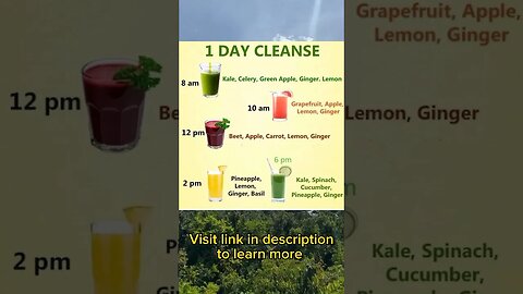 One-Day Cleanse-Reboot Your Body & Feel Refreshed #Shorts