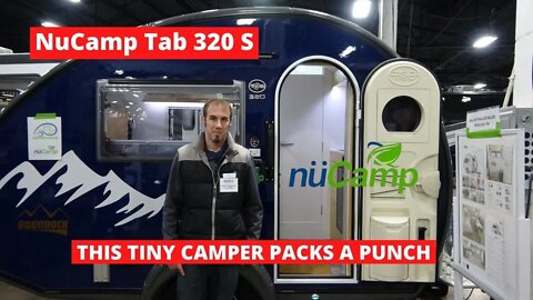 This TINY Camper packs a Punch! Tour this NEW NuCamp Tab 320 S
