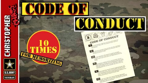 Code of Conduct 10 time for memorizing
