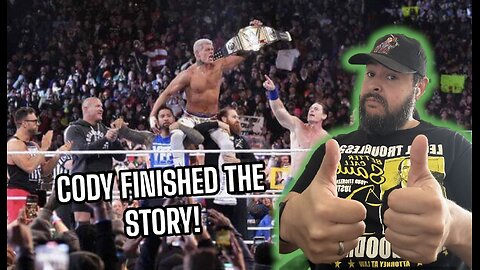 CODY FINISHED THE STORY!: My Wrestlemania 40 Review! | #WWE | #Wrestlemania40