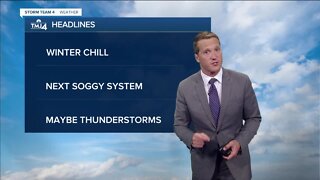 Sunny but cold Monday; storms forecasted for Tuesday