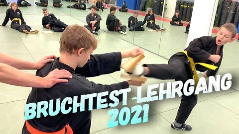 Bruchtest-Lehrgang 2021 im KEMPO-STUDIO