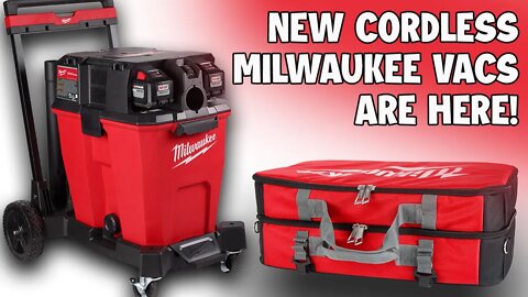 Milwaukee Tool ANNOUNCES NEW CORDLESS WET/DRY VACS! - New Milwaukee Tool M18 Cordless Wet/Dry Vacuum