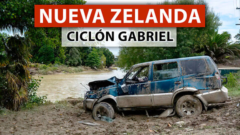 "DEVASTACIÓN TOTAL" - Los neozelandeses se enfrentan al ciclón Gabriel.