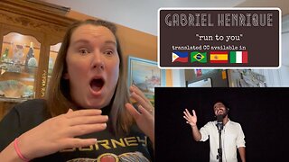 Gabriel Henrique Reação | "Run to You" [Reaction] (He can whistle?!)