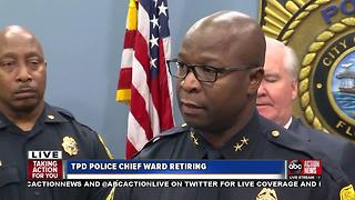 Tampa Police Chief Eric Ward has announced his retirement