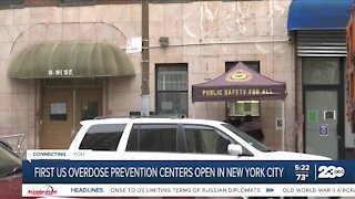 First US overdose prevention centers open in New York City