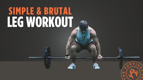 Simple & Brutal Leg Day Workout | Extreme Conditioning