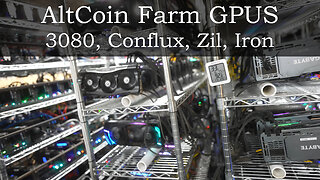 Altcoin GPU Farm - 3080, Conflux, Zil, Ironfish Mining