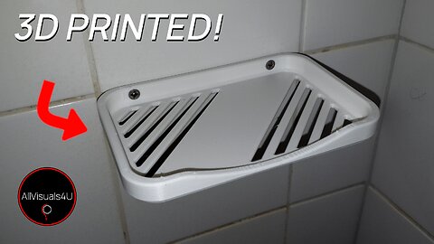 🧼 3D Printed Soap Dish - 3D Printed Bathroom Accessories - Soap Dish 3D Print