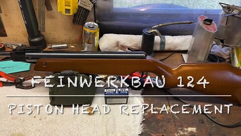 Feinwerkbau model 124 .177 break barrel pellet rifle piston head replacement