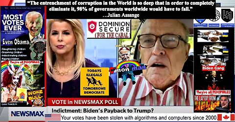 Giuliani to Newsmax: DOJ Overlooked Evidence of Biden Bribery (Election Fraud links in description)