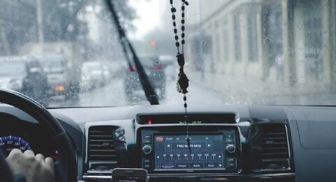 Gentle night rain on a car. Soothing Sounds for Relaxation and Sleep. Helped millions. Instantly fall asleep into deep sleep