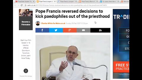 'PizzaGate Update: Pope Francis ATTACKS TRUTHERS, DEFENDS PEDOS' - 2017