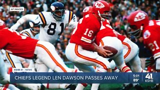 Legendary Chiefs quarterback Len Dawson dies at 87
