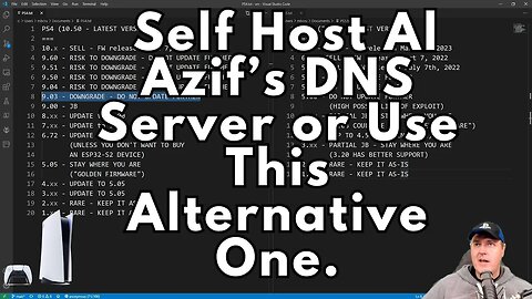 Self Host Al Azif’s DNS Server or Use This Alternative One.