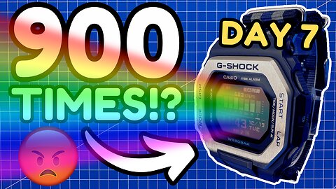 🌈⌚ BORROWED G-Shock GBX-100 Review & MOD! 🚨👈😡