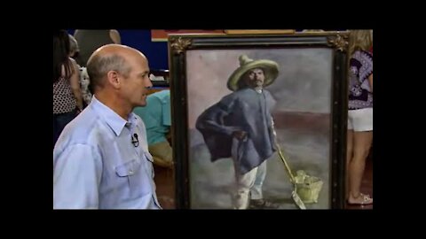 Man Spots Face Worth $1M In Old Office Painting