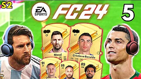 Messi & Ronaldo REACT to their FC 24 PLAYER RATINGS!