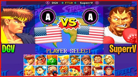 Super Street Fighter II X (DGV Vs. SuperrV) [U.S.A. Vs. U.S.A.]