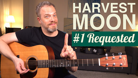 How to Play "Harvest Moon" on Guitar - Neil Young