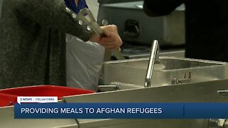 Providing Meals to Afghan Refugees