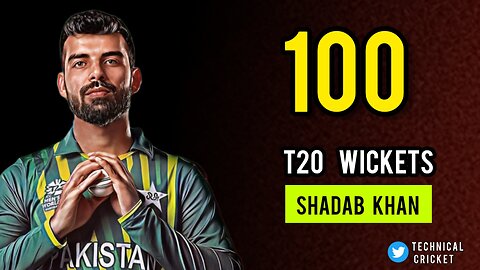 Shahdab 100 Wickets in T20 Cricket