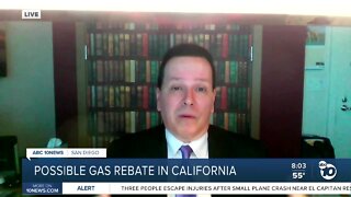 Possible gas rebate in California