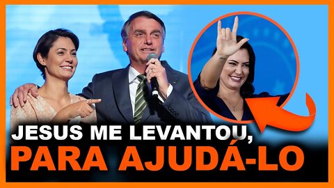 1° Dama desabafa dizendo que Bolsonaro é mais crente que muitos que estão dentro da igreja! Veja